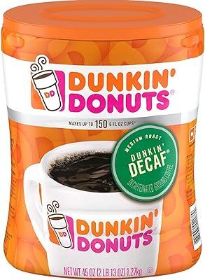 Dunkin' Donuts Decaf Medium Roast, 45oz