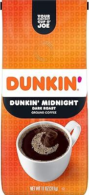 Dunkin' Midnight Dark Roast Coffee, 11oz