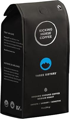 Kicking Horse Three Sisters Coffee, Medium Roast, 10 oz