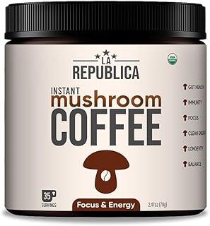 La Republica Organic Mushroom Coffee (35 Servings)