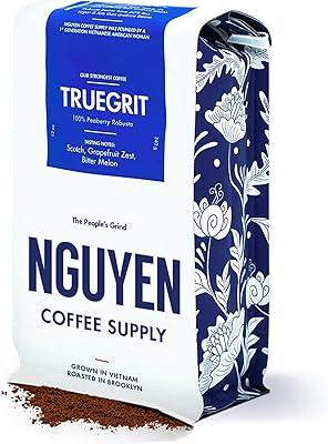 Nguyen Truegrit Peaberry Robusta, 12 oz