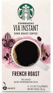 Starbucks VIA Dark Roast French Coffee Packets (8 Pack)