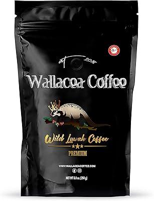 Wallacea Wild Kopi Luwak Coffee, 8.8 oz