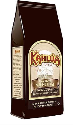 White Coffee Kahlua French Vanilla Coffee, 12 oz